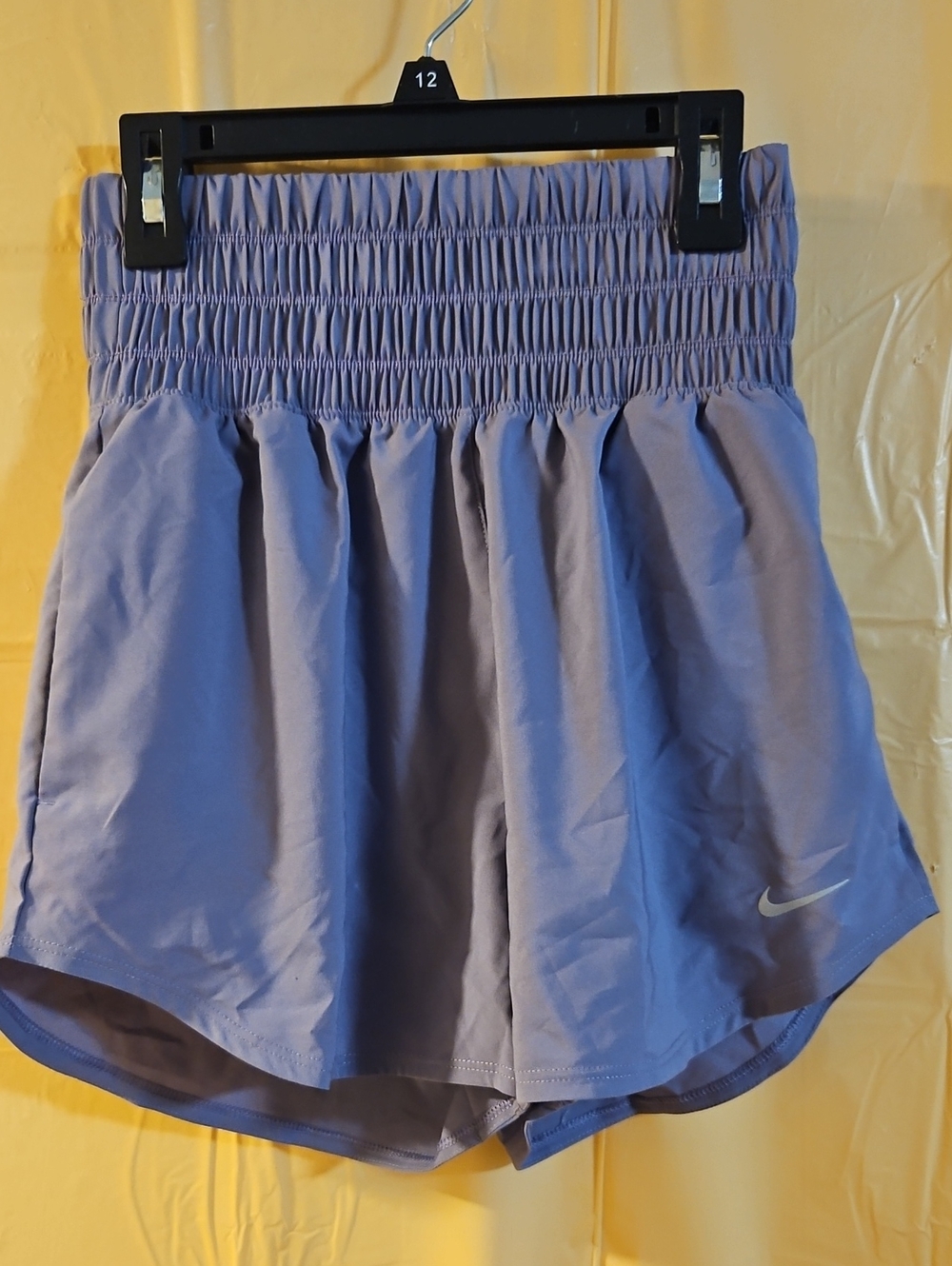 Nike One Dri-FIT Ultra High-Waisted 3" Brief-Lined Shorts: PURPLE: NWT: XS